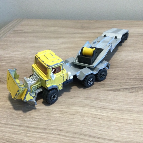 MAJORETTE VTG 80s Truck W/Trailer Made In France - Picture 1 of 14